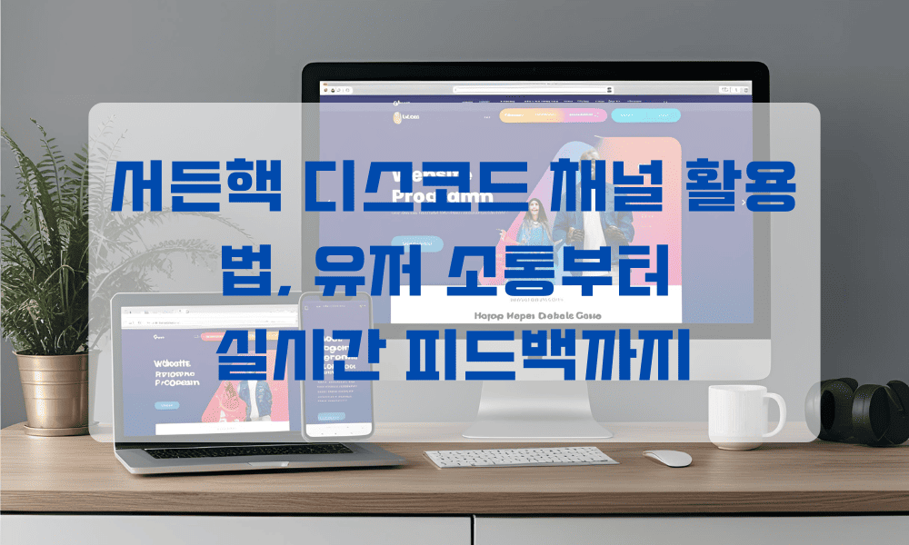 서든핵 디스코드 채널 활용법, 유저 소통부터 실시간 피드백까지