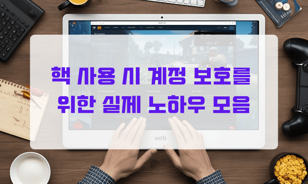 핵 사용 시 계정 보호를 위한 실제 노하우 모음